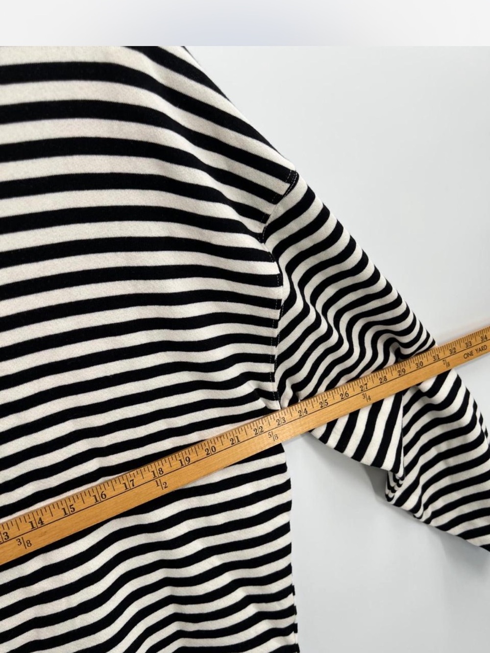 We The Free Black and White Striped Sweatshirt with Blue Trim size XS NWOT - Picture 5 of 17